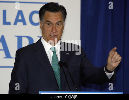 MITT ROMNEY republikanische Partei 2012 USA PRE 26 März 2012 SAN DEIGO Kalifornien USA Stockfoto