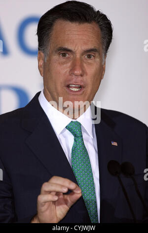 MITT ROMNEY republikanische Partei 2012 USA PRE 26 März 2012 SAN DEIGO Kalifornien USA Stockfoto