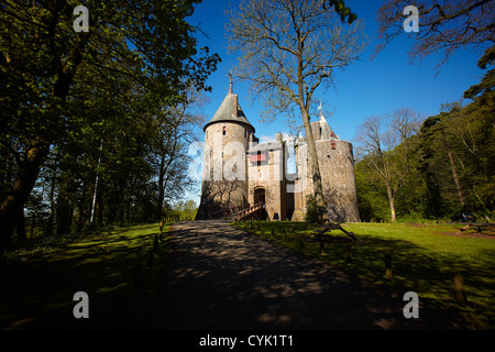 Castell Coch (rotes Schloss), Tongwynlais, Wales, UK Stockfoto