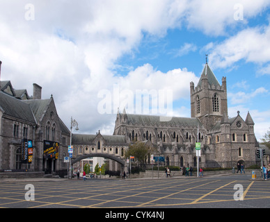 Christ Church Cathedral und Dublina Museum Dublin Irland Stockfoto