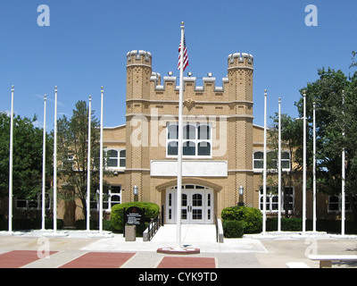 Einschreibung und Development Center-Gebäude in New Mexico Military Institute in Roswell, New Mexico. Im Gebäude befindet sich auch die Stockfoto