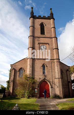 Str. Lukes Kirche, Ironbridge, Shropshire, UK Stockfoto