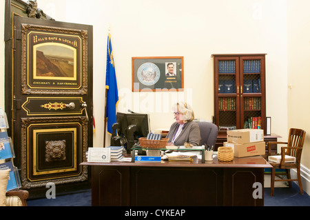 USA, Nevada. Innenraum des Nevada Capitol Building, Carson City, Nevada. Stockfoto