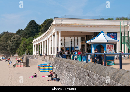 Wales, Barry Insel, Seebad, Strand Stockfoto