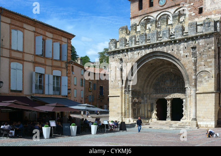 Cluniac Kloster Abtei von Saint-Pierre Moissac Stockfoto