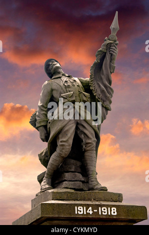 Gedenken an den Ersten Weltkrieg, Weltkrieg 1, Auvergne, Frankreich, Europa Stockfoto