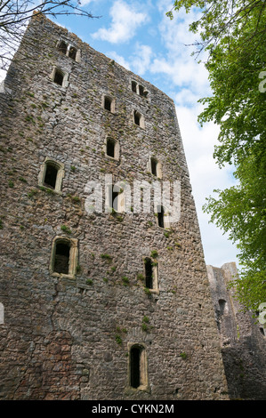 Wales, Gower Halbinsel, Oxwich Burg aus dem 16. Jahrhundert Tudor Herrenhaus Stockfoto