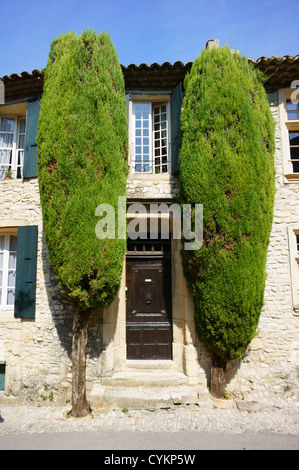 Altes Haus mittelalterlichen Vieille Vaison la Romaine Vaucluse Provence Frankreich Stockfoto