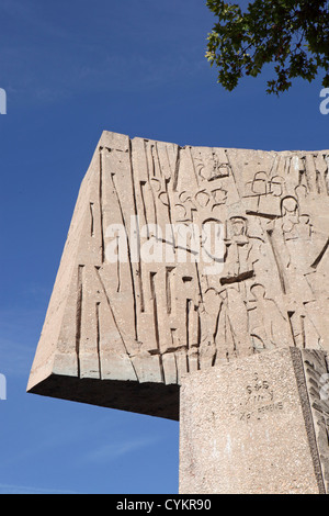 Christopher Columbus, Plaza de Colon, zentrale Madrid, Spanien, Espana-Denkmal Stockfoto