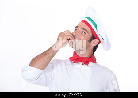 Italienischer Koch Stockfoto