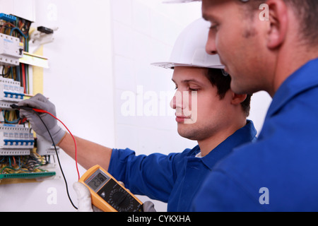 Elektriker Stockfoto