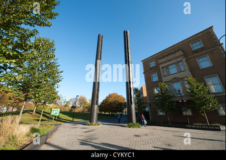 Eingang zum Vauxhall Lustgärten von Kennington Lane im Zentrum von London Stockfoto