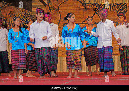 Singpho Stämme im Namdapha Eco Kulturfestival, Miao, Arunachal Pradesh, Indien. Stockfoto