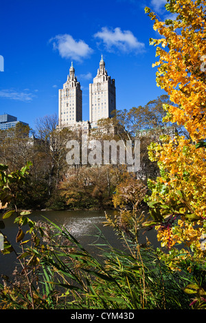 Fallen Sie im Central Park, New York Stockfoto