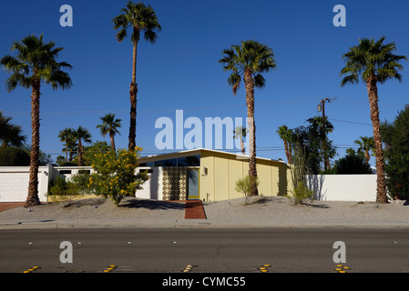 Palm Springs Haus Racquet Club Drive Kalifornien Stockfoto