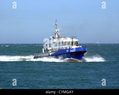 Polizei-Boote in den Niederlanden Stockfoto