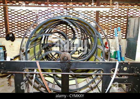 Spinnrad an Handwerker Angkor in Siem Reap, Kambodscha Stockfoto