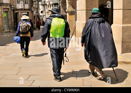 Spanien, Galicien: St. James Pilger nach Santiago De Compostela Stockfoto