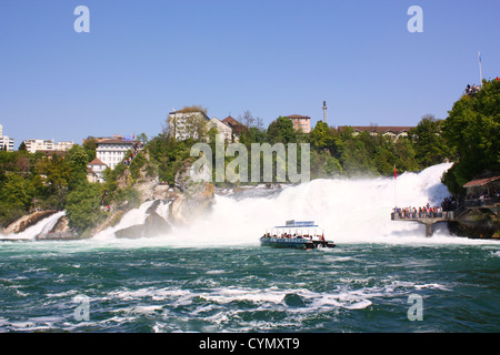 Rheinfall in der Schweiz Stockfoto