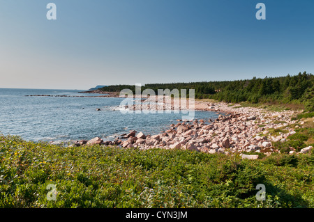 Grüne Bucht, Insel Cape Breton, Nova Scotia, Kanada Stockfoto