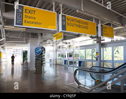 Las Vegas Monorail-station Stockfoto