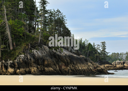 Weststrand, Hakai, Calvert Insel, Central Coast, BC, Kanada Stockfoto