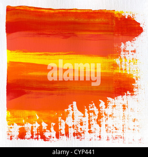 Acryl handgemalt Pinselstriche. Stockfoto