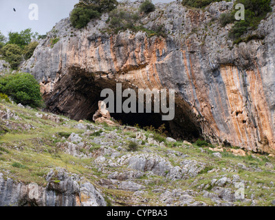 Wandern in den Bergen Subbéticas in Andalusien Spanien Stockfoto