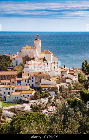 Angeln Dorf Cadaques Costa Brava Girona Katalonien Spanien Pueblo Marinero Cadaques Costa Brava Girona Katalonien españa Stockfoto