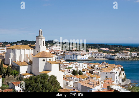 Angeln Dorf Cadaques Costa Brava Girona Katalonien Spanien Pueblo Marinero Cadaques Costa Brava Girona Katalonien españa Stockfoto