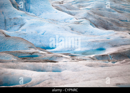 Hügel des Eises am Perito Moreno Gletscher, Patagonien Stockfoto