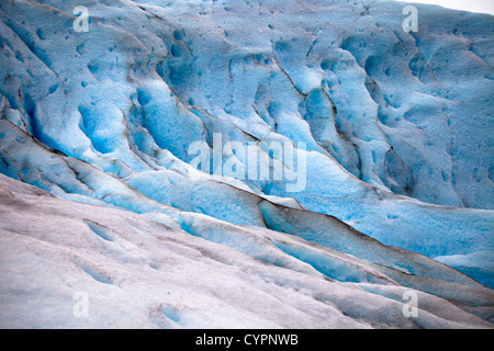 Hügel des Eises am Perito Moreno Gletscher, Patagonien Stockfoto