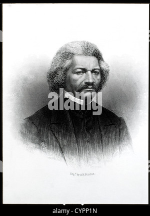 Frederick Douglass (1817-1895), Abolitionist, Porträt Stockfoto