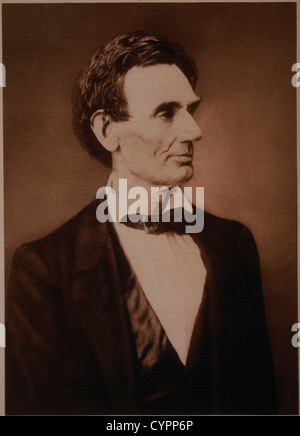 Abraham Lincoln (1809-1865), 16. Präsident der Vereinigten Staaten, Portrait als Rechtsanwalt, 1832 Stockfoto