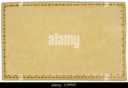 Jeans-Label Pfad hinzugefügt Stockfoto