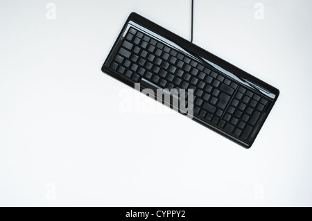 Isolierte leer Tastatur an die Wand hängen Stockfoto