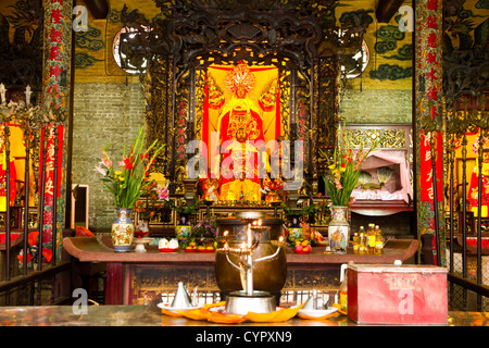 Die wichtigsten Podium bei Thien Hau Pagode in Ho-Chi-Minh-Stadt, Vietnam. Stockfoto