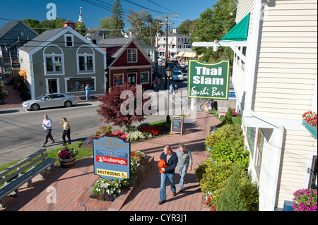 Union Square, Kennebunkport, Maine, USA. Stockfoto