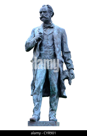 Prag, Tschechische Republik. Statue von Antonin Dvorak vor dem Rudolfinum in Namesti Jana Palacha/Jan Palach Square Stockfoto