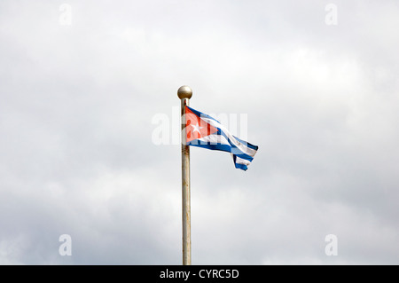 Kubanische Flagge Stockfoto