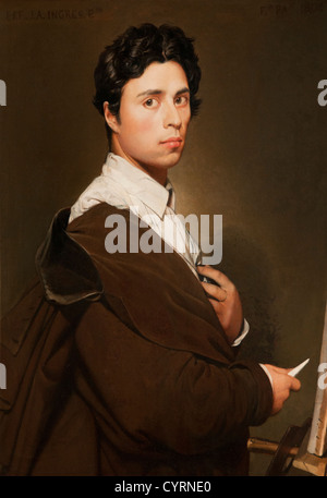 Selbstportrait im Alter von vierundzwanzig 1804 Ingres Jean Auguste Dominique 1780-1867 Französisch Frankreich Stockfoto