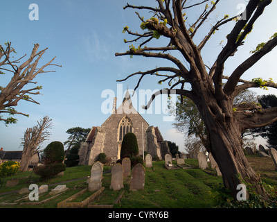 Die Kirche von St. Andreas in Eastbourne, East Sussex. Stockfoto