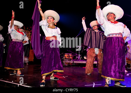 Carnaval Del Pueblo, London, England (ecuadorianische Folklore-Gruppe) Stockfoto