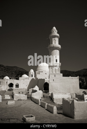 Moschee von Ahmed Ibn Alwan im Yafrus, Jemen Stockfoto