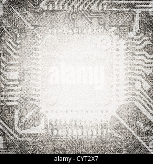 gestaltete abstrakte technologischen Hintergrund Stockfoto