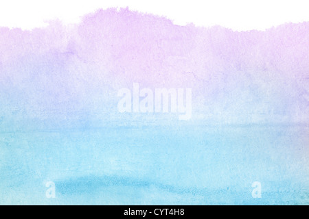 Abstrakte Aquarell handbemalt Hintergrund Stockfoto
