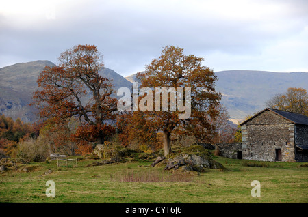 Ambleside Ansichten in der Seenplatte-UK Stockfoto