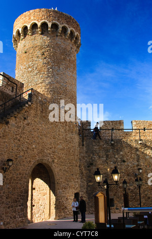 Tossa de Mar (Costa Brava). La Selva. Girona. Catalunya. Spanien Stockfoto