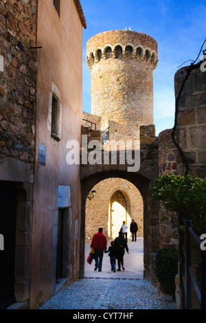 Tossa de Mar (Costa Brava). La Selva. Girona. Catalunya. Spanien Stockfoto