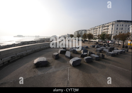 Splash Punkt Worthing Strandpromenade West Sussex UK Stockfoto